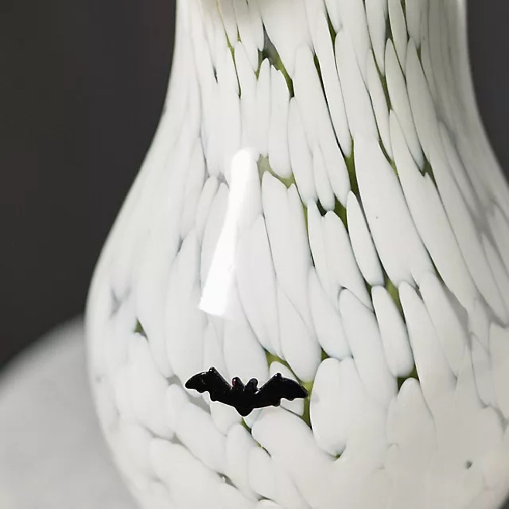Anthropologie The Spooky Icon Confetti Glass Vase"